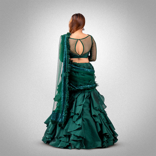 Green gown