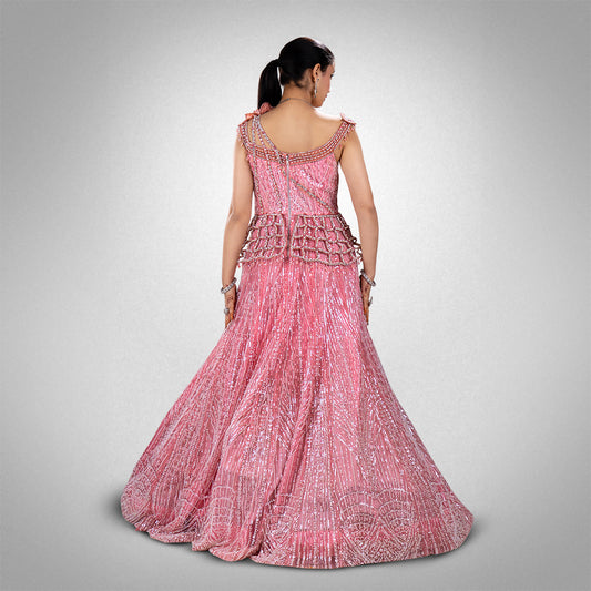 Pink lehnga