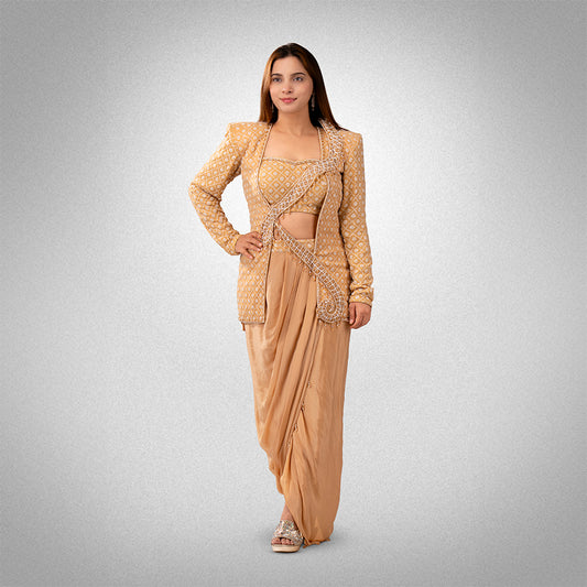 Golden dress 2