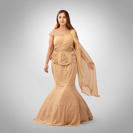Golder dress