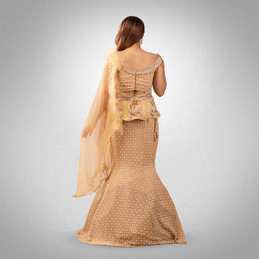 Golder dress