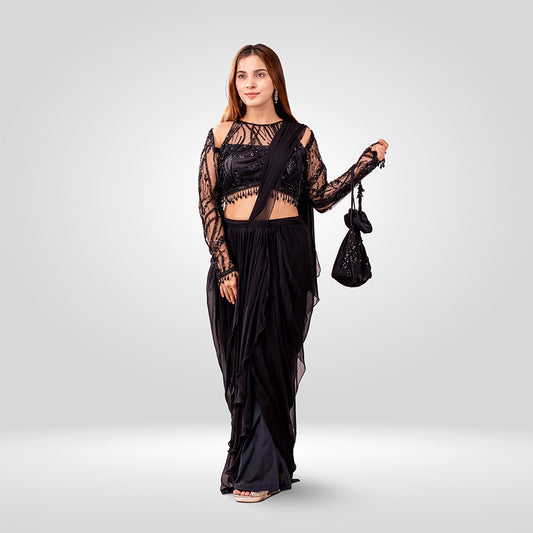 Black Saree